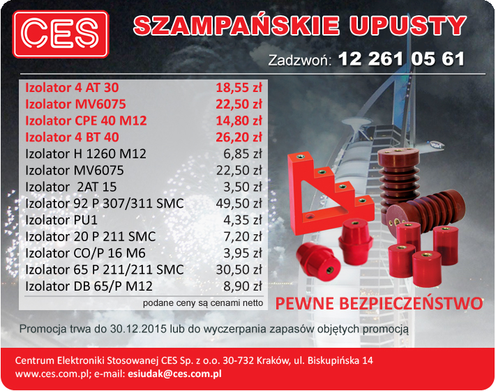 Izolatory#CES#promocja