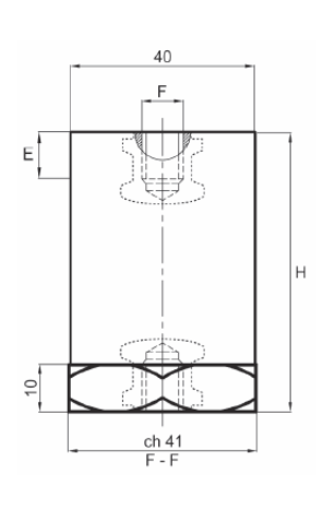 rysunek techniczny izolator CT CES