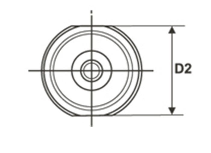 Rysunek techniczny izolator DB CES